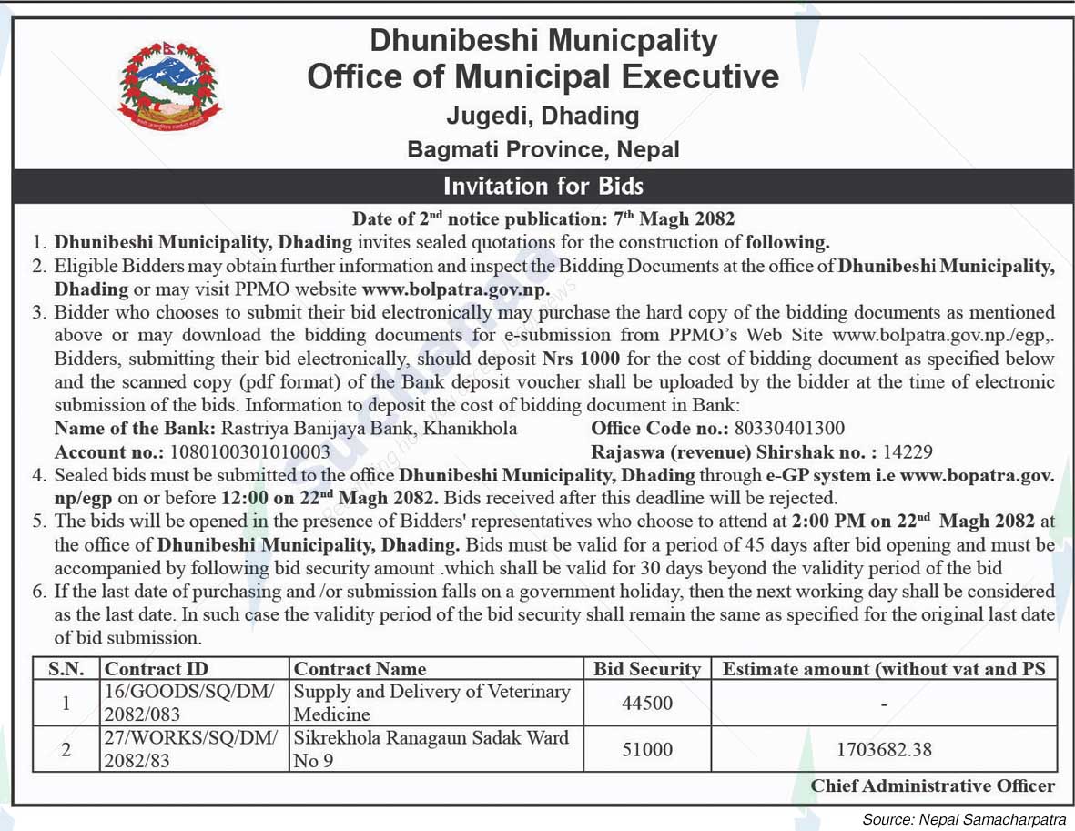 Dhunibeshi Municipality