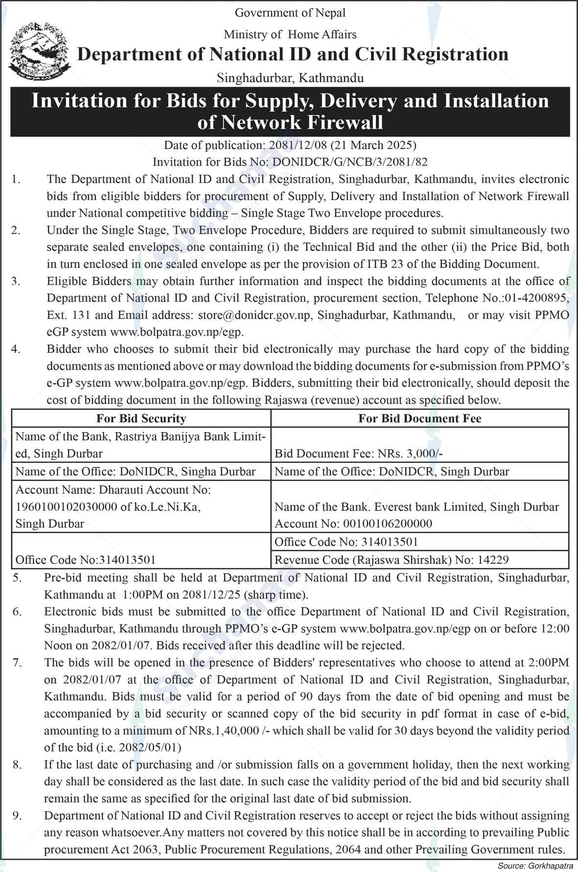Department of National ID and Civil Registration