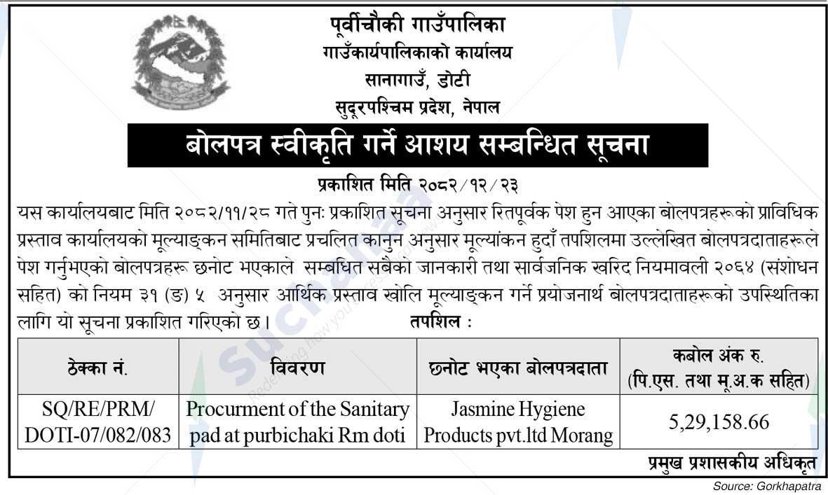 Purbichauki Rural Municipality