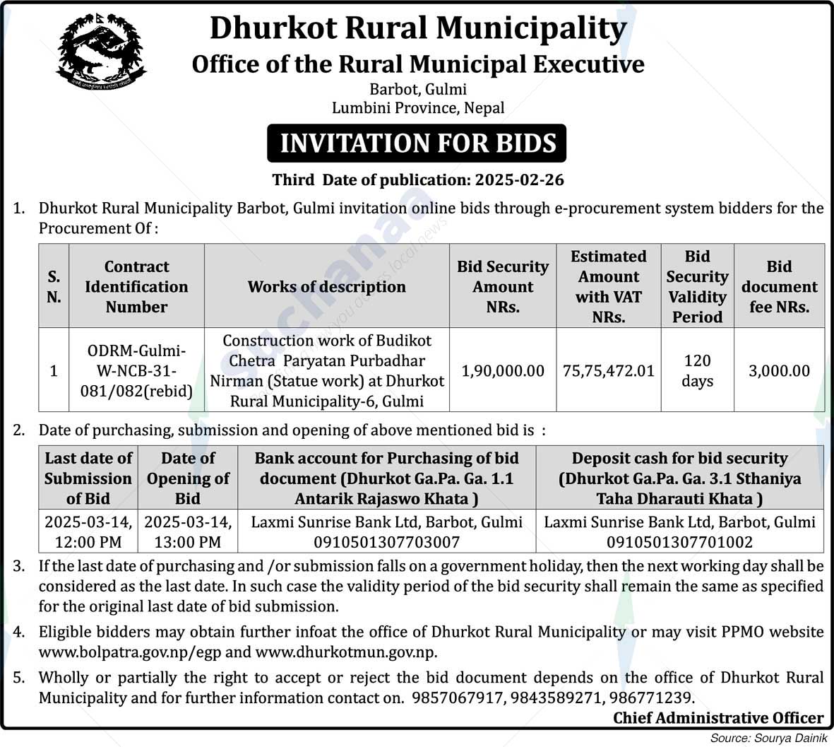 Dhurkot Rural Municipality