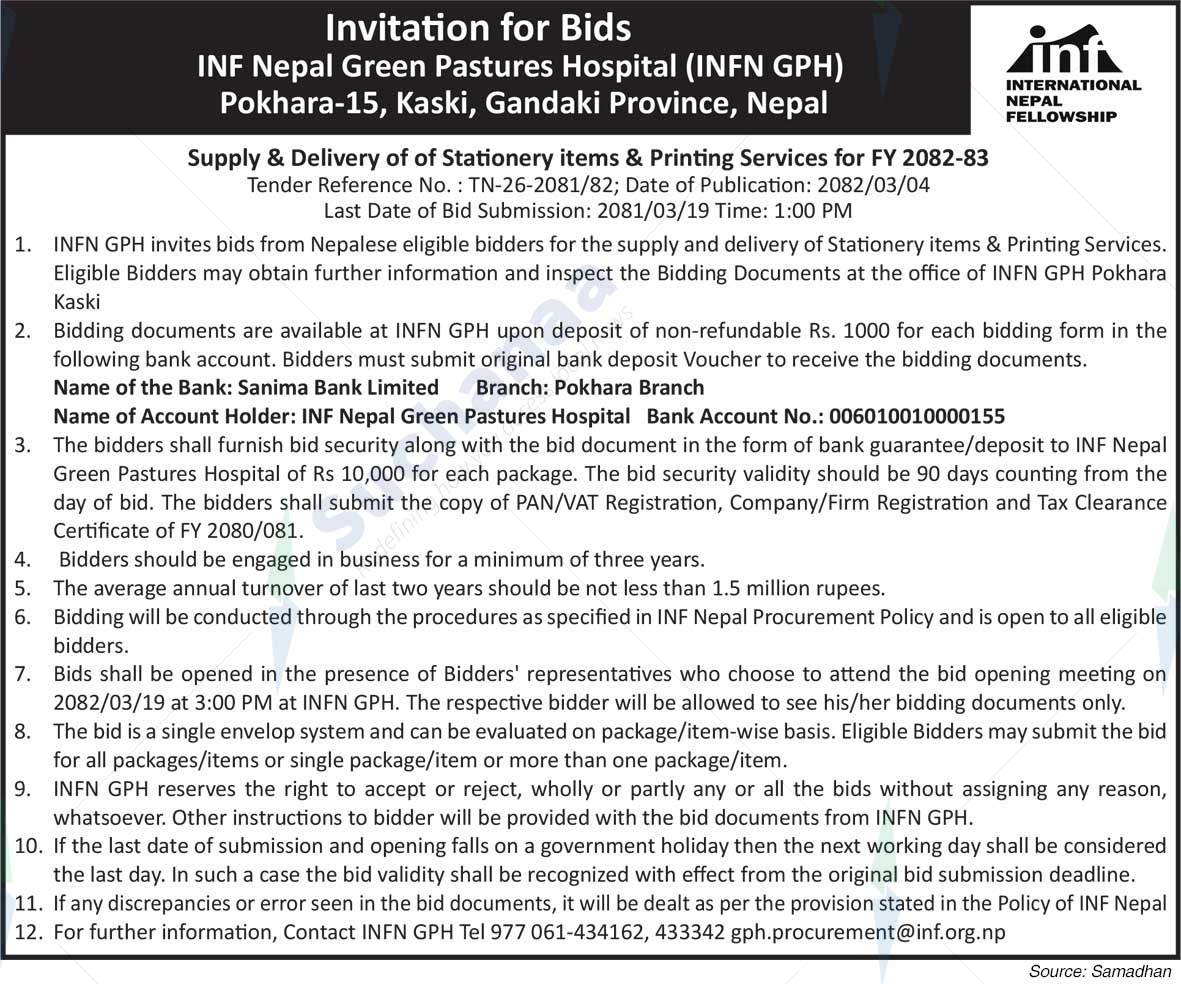 International Nepal Fellowship