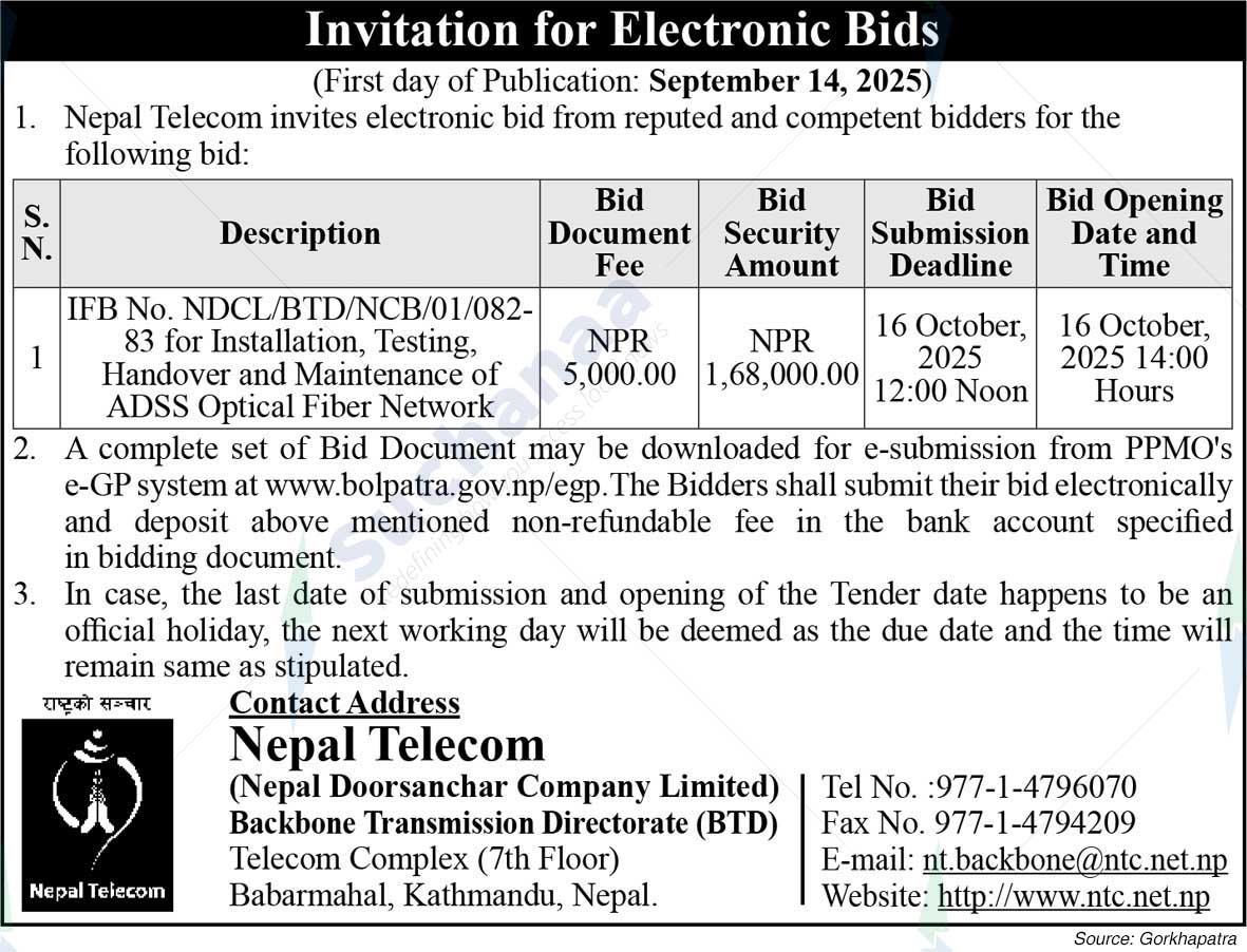 Nepal Doorsanchar Company Limited (NTC)