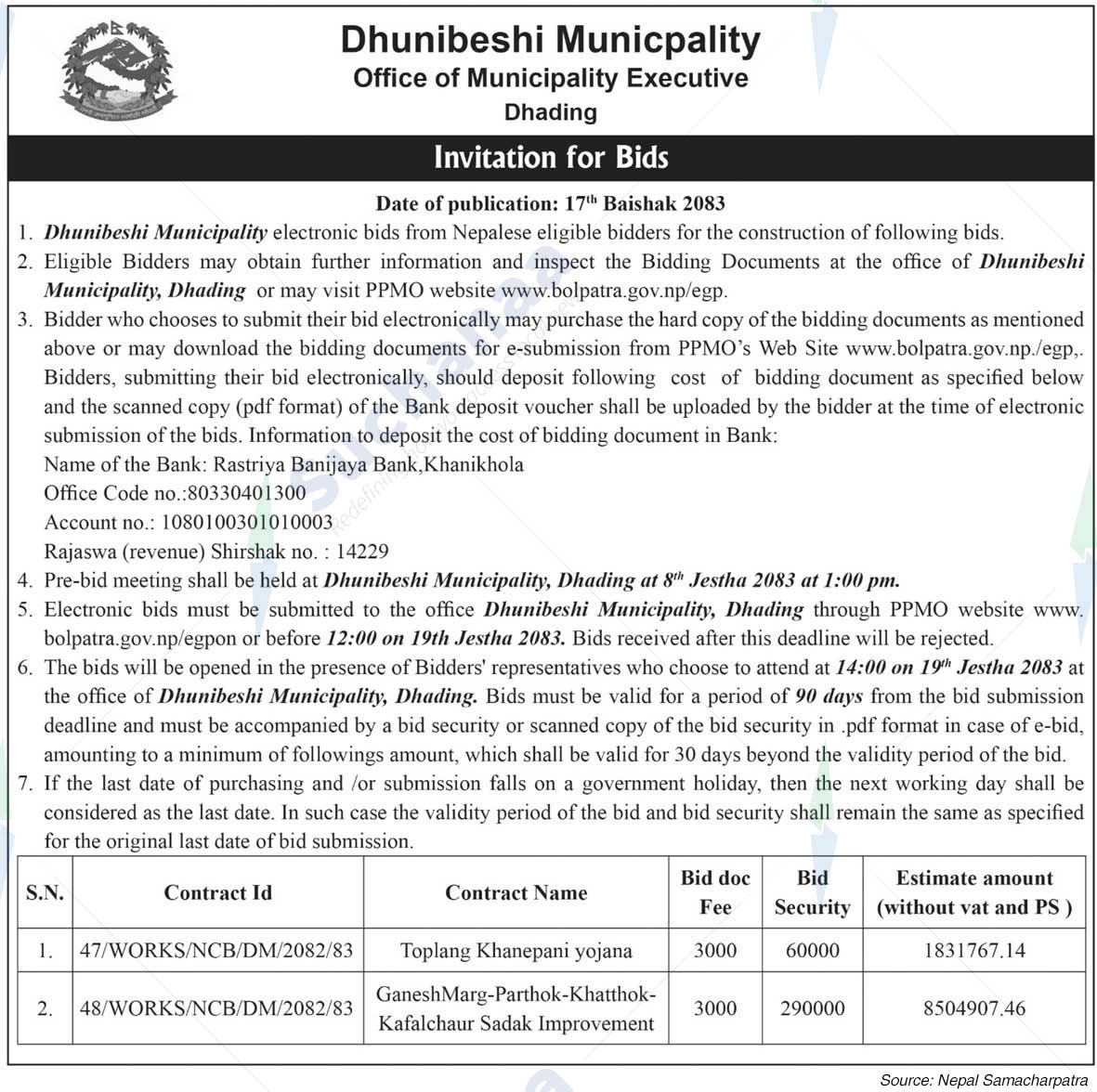 Dhunibeshi Municipality