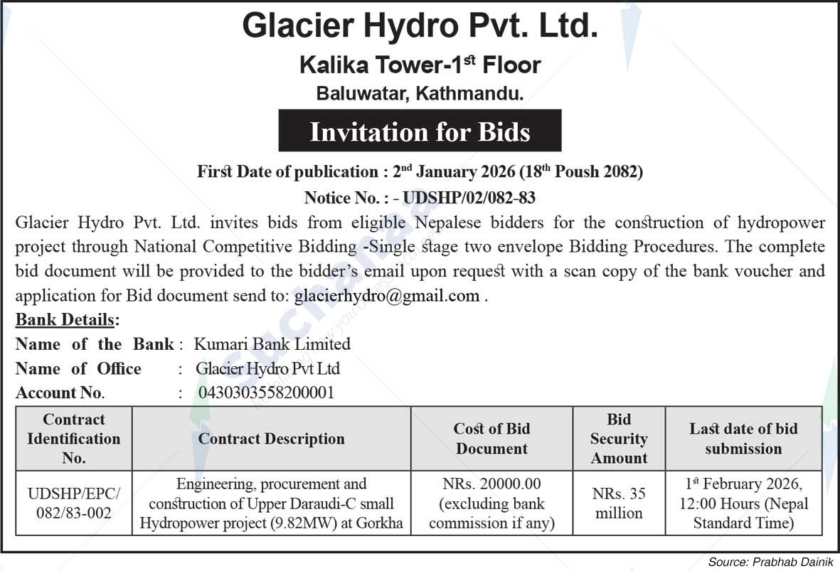 Glacier Hydro Pvt. Ltd., Baluwatar, Kathmandu