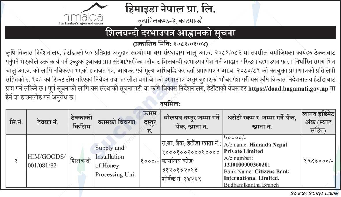 Himaida Nepal Pvt. Ltd.