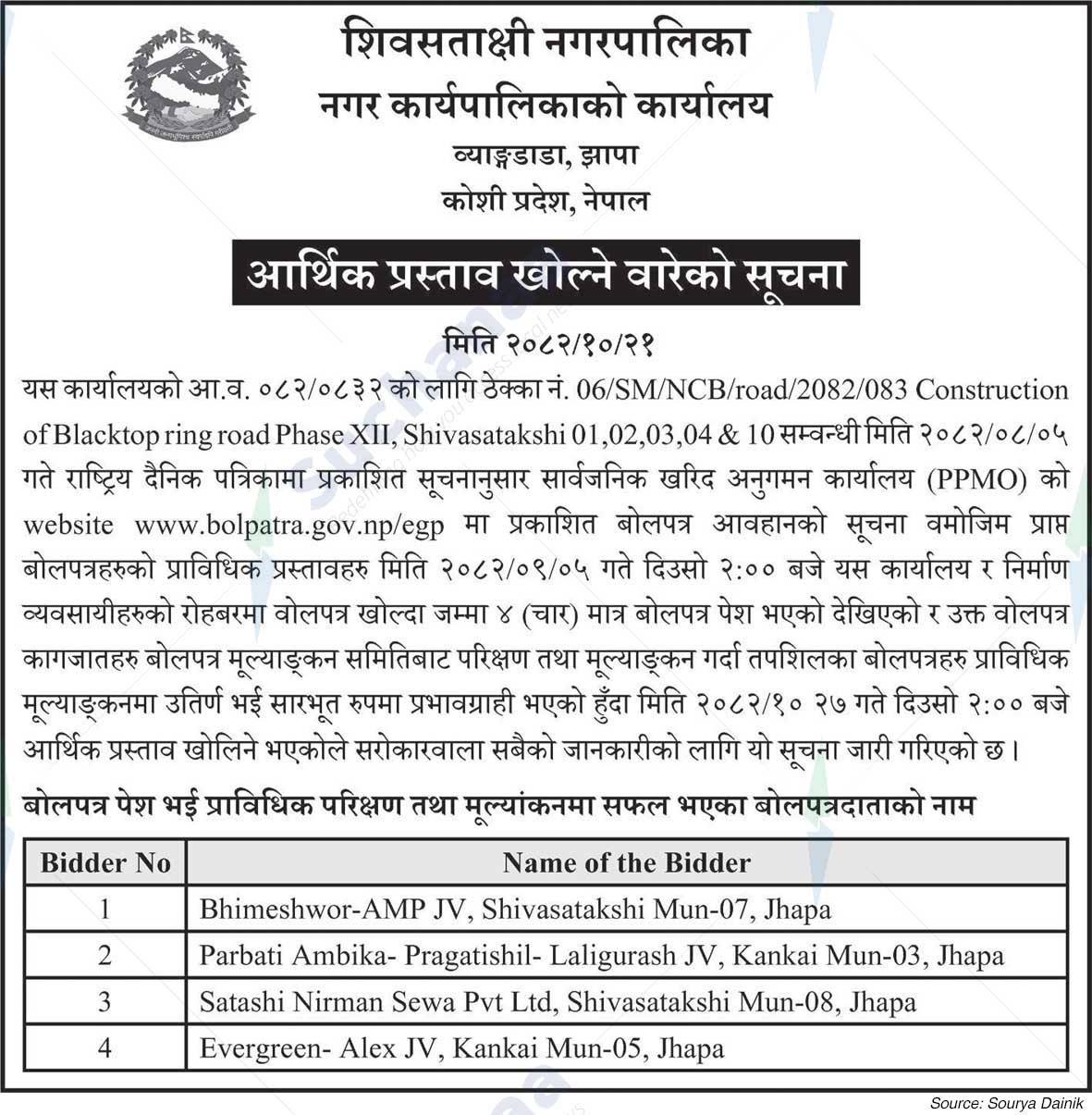 Shivasatakshi Municipality