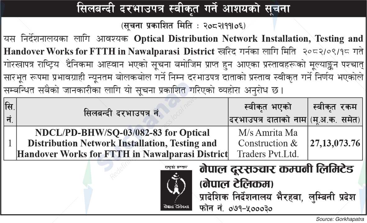 Nepal Doorsanchar Company Limited (NTC)