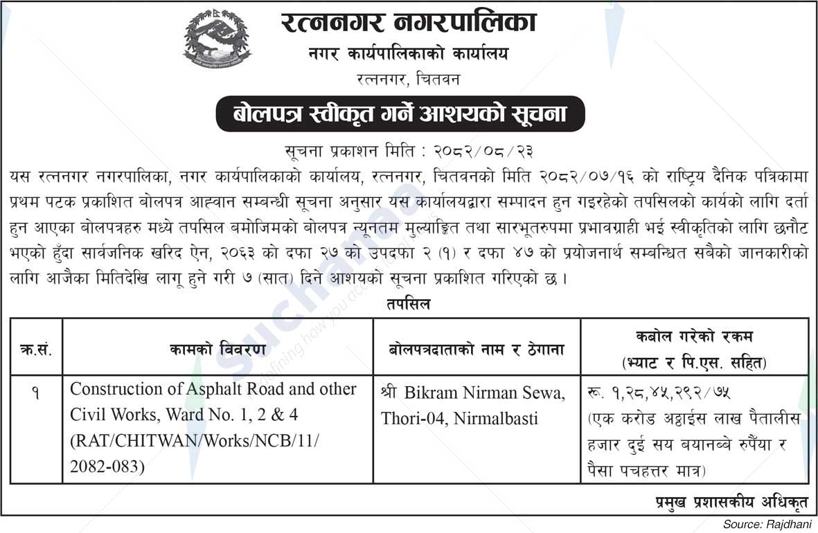 Ratnanagar Municipality