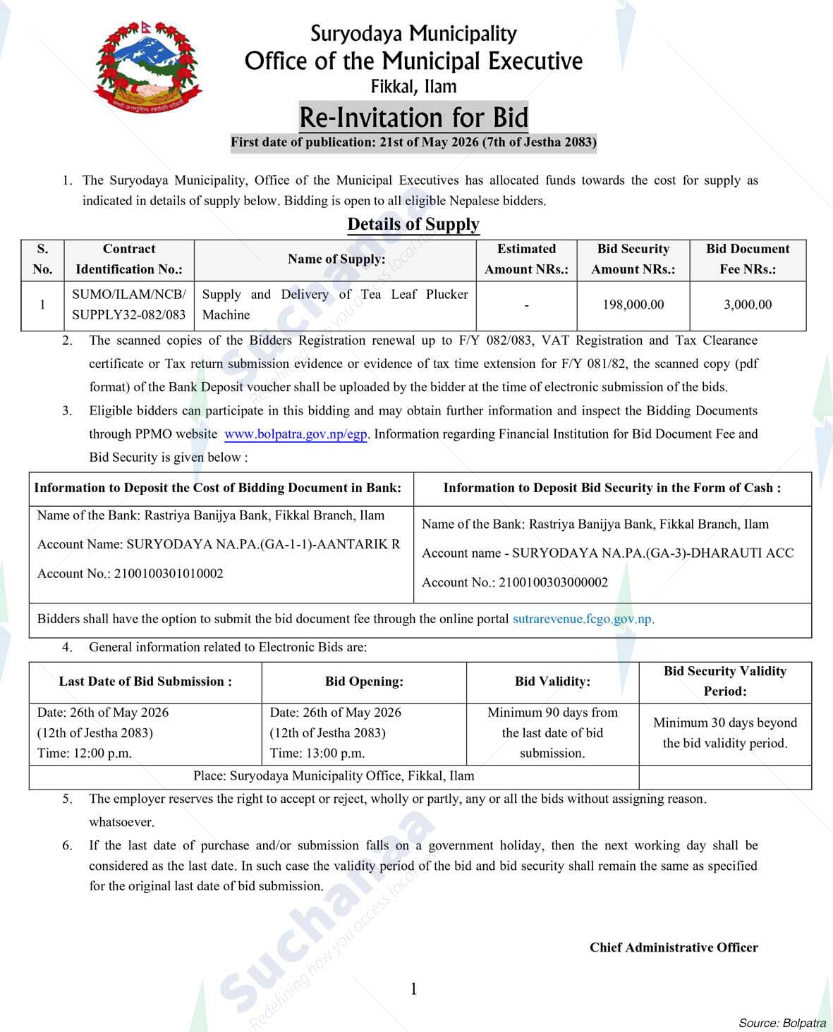 Suryodaya Municipality