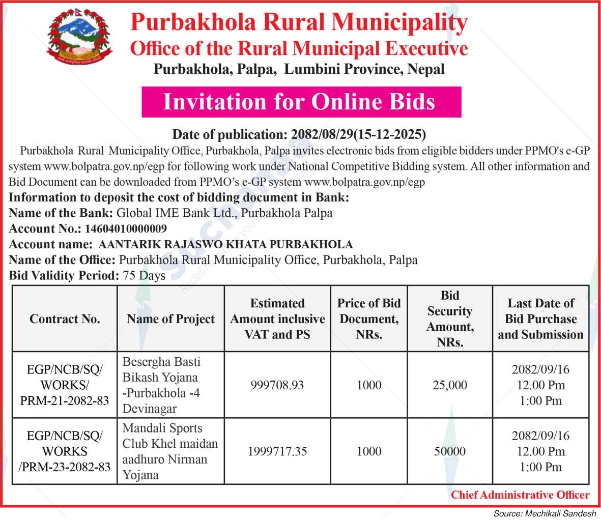 Purbakhola Rural Municipality