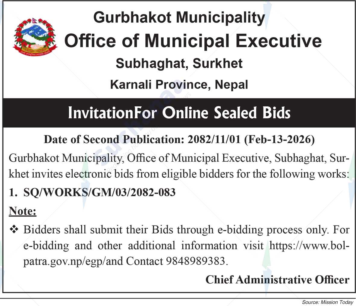 Gurbhakot Municipality