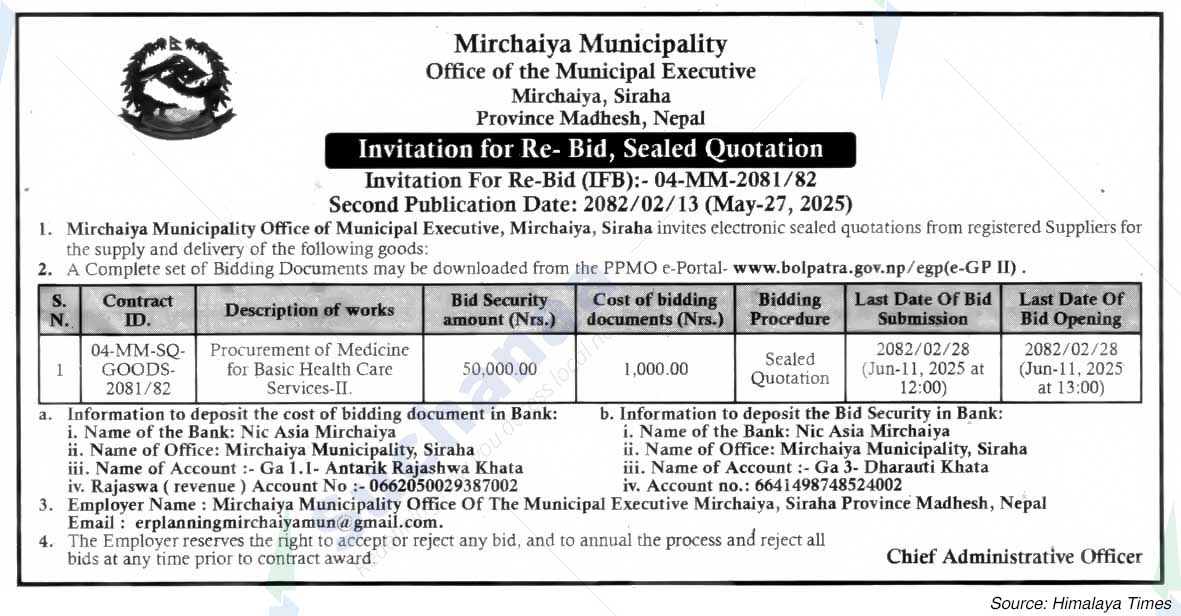 Mirchaiya Municipality
