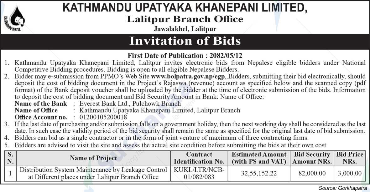 Kathmandu Upatyaka Khanepani Limited