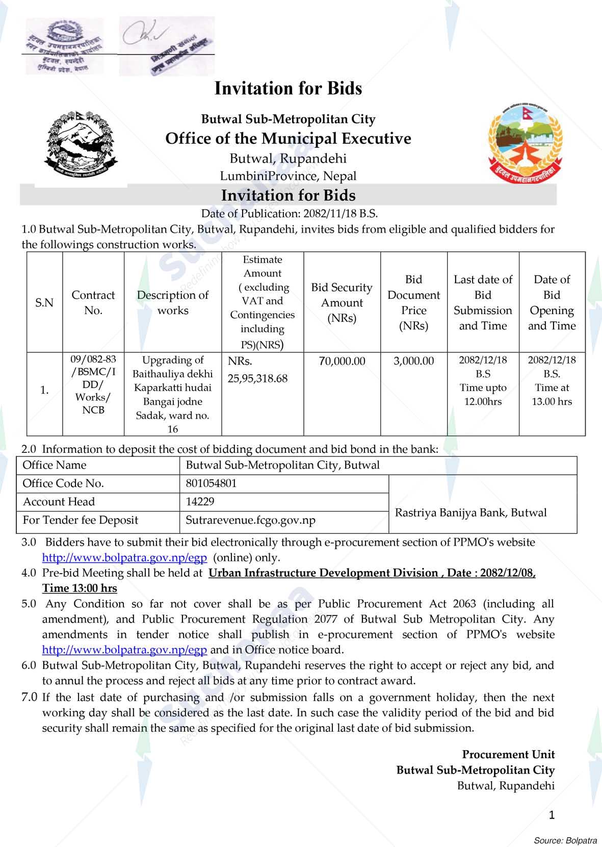 Butwal Sub-Metropolitan City
