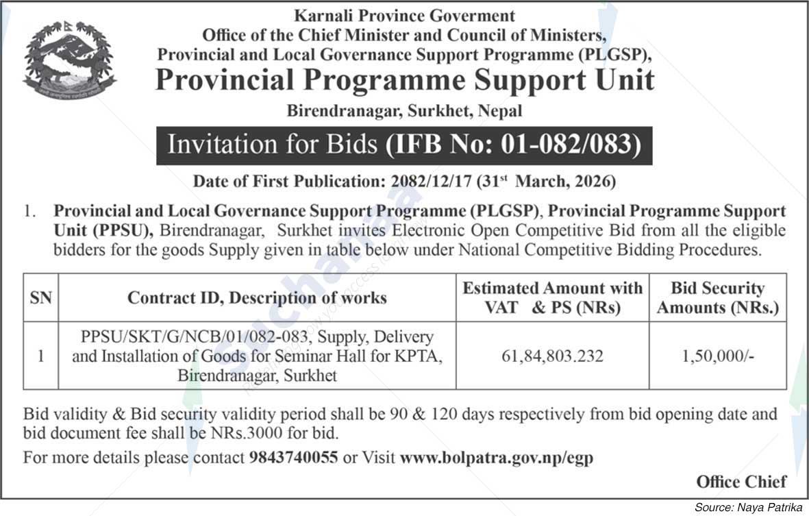 Province Program Support Unit, Karnali Province, Surkhet