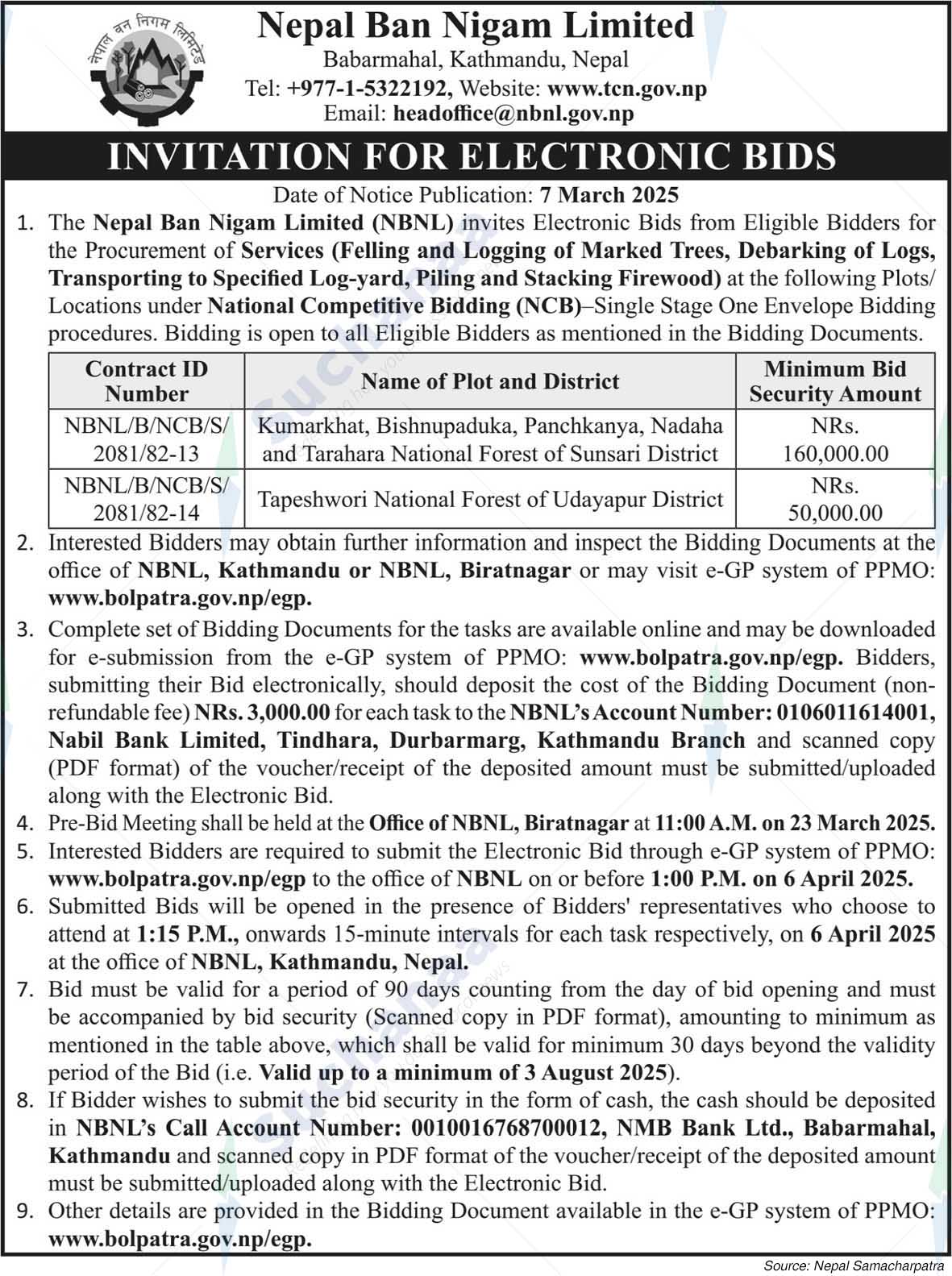Nepal Ban Nigam Limited