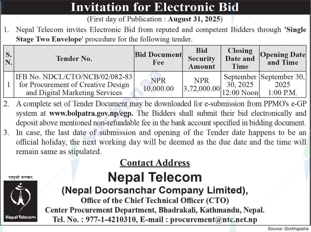 Nepal Doorsanchar Company Limited (NTC)