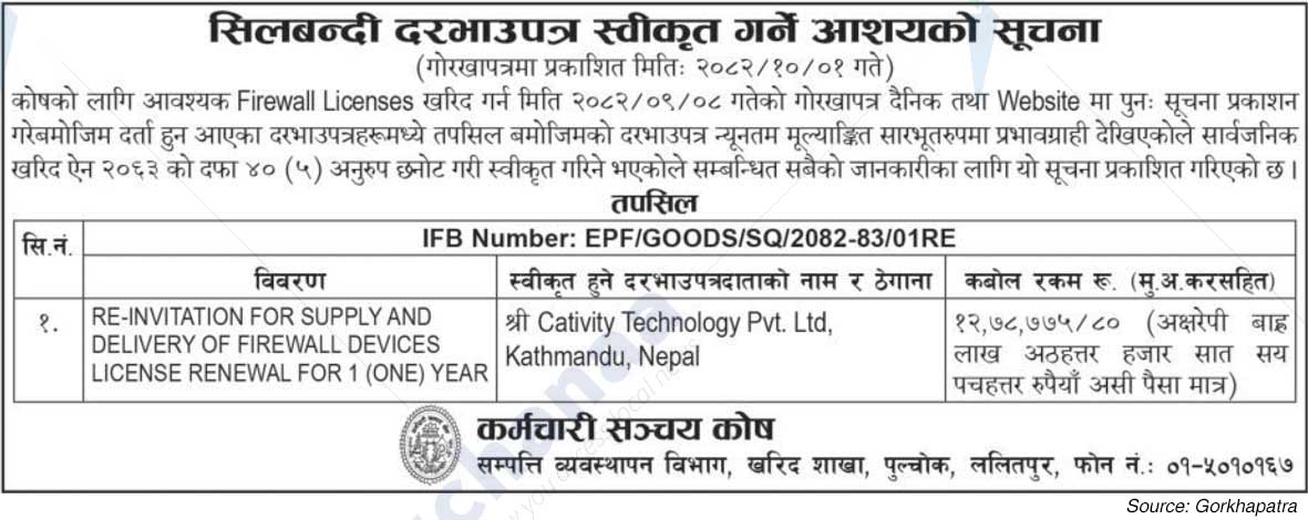 Employees Provident Fund