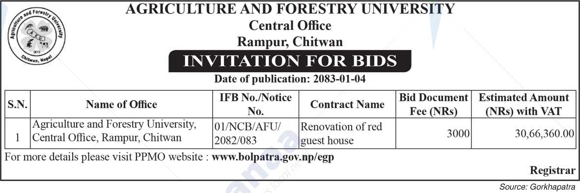 Agriculture and Forestry University