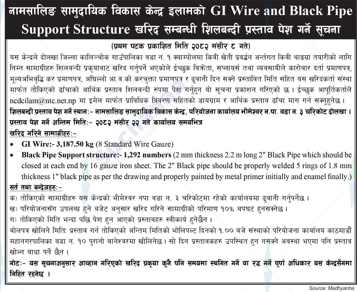 Namsaling Community Development Center, Ilam