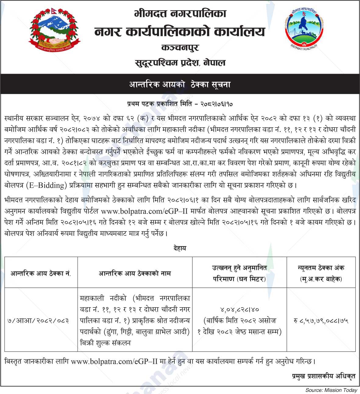 Bheemdatta Municipality
