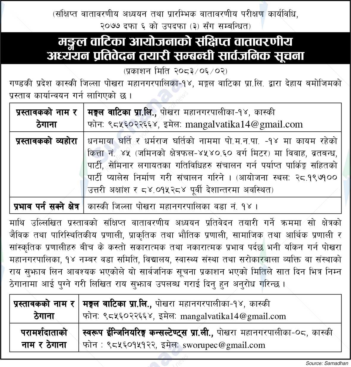 Mangalam Vatika Pvt. Ltd.