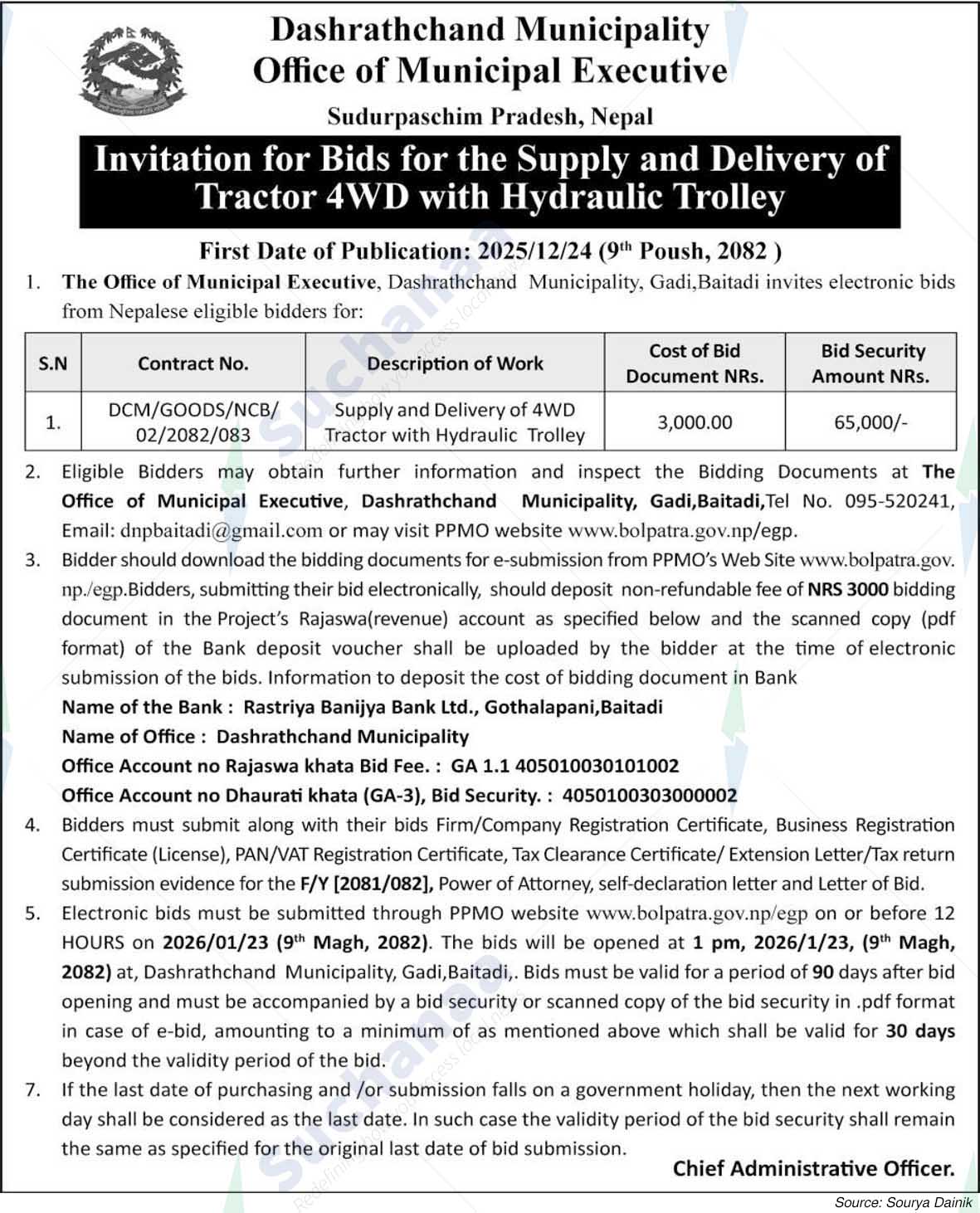 Dasharathchand Municipality