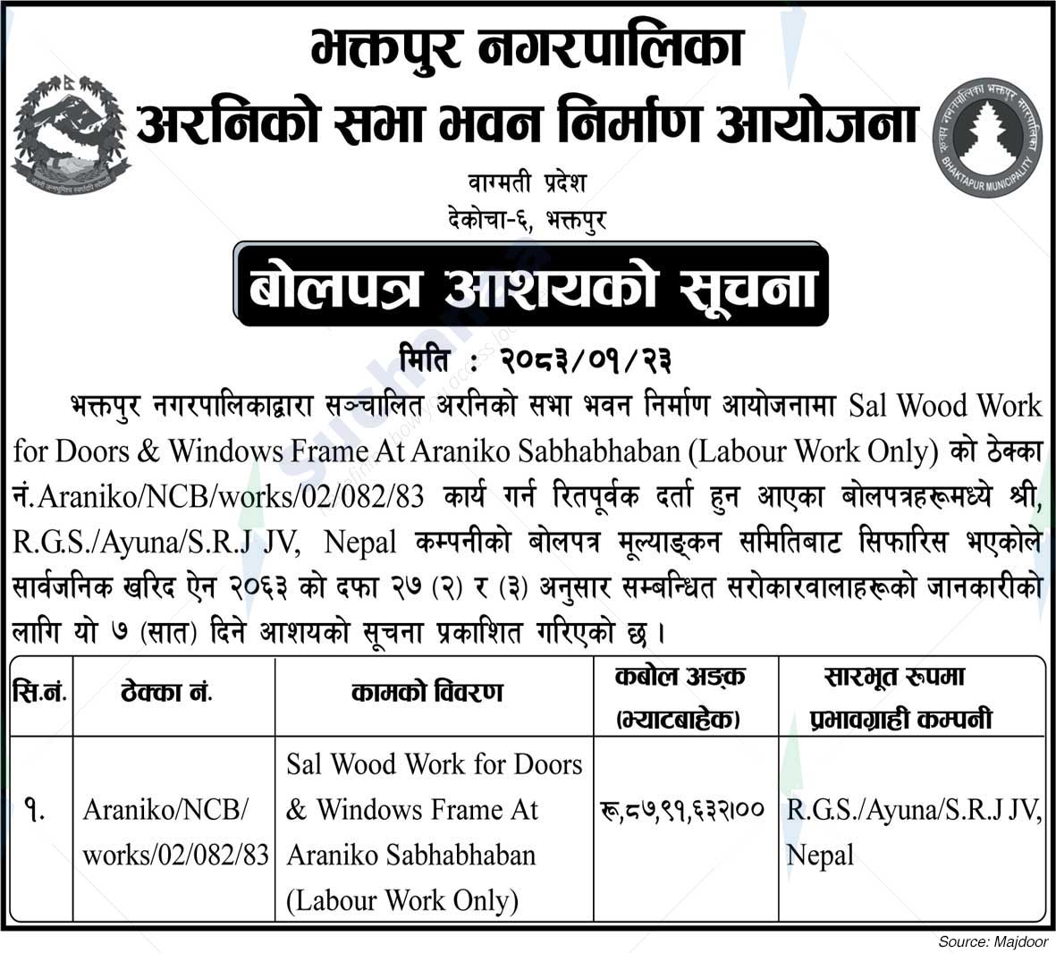 Bhaktapur Municipality