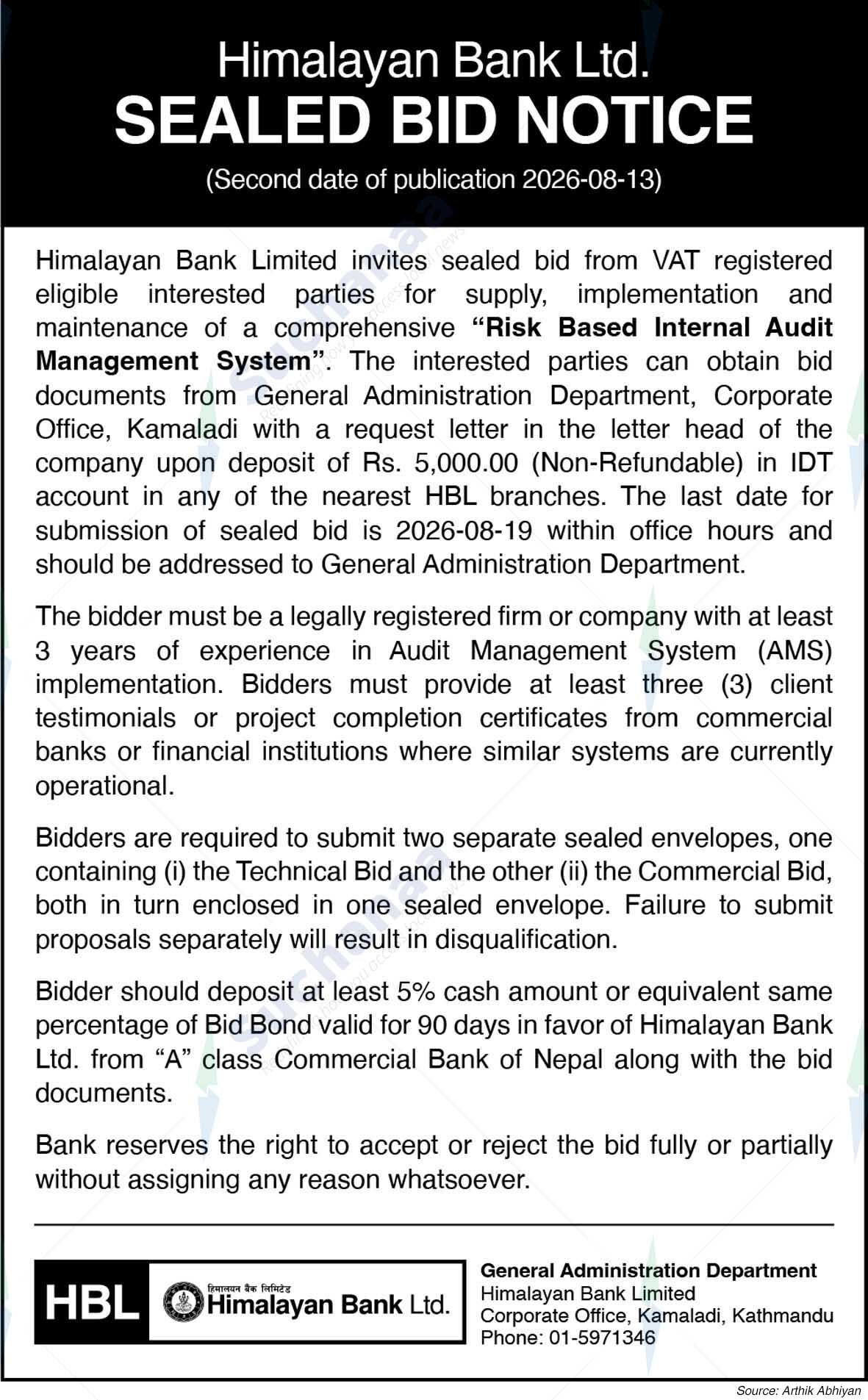 Himalayan Bank Limited
