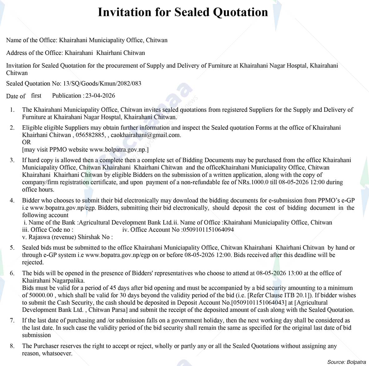 Khairahani Municipality