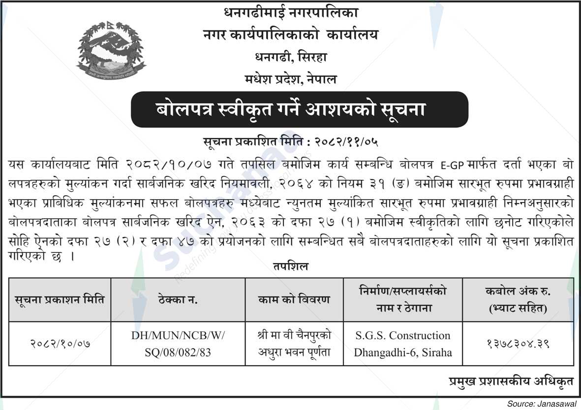 Dhangadhimai Municipality