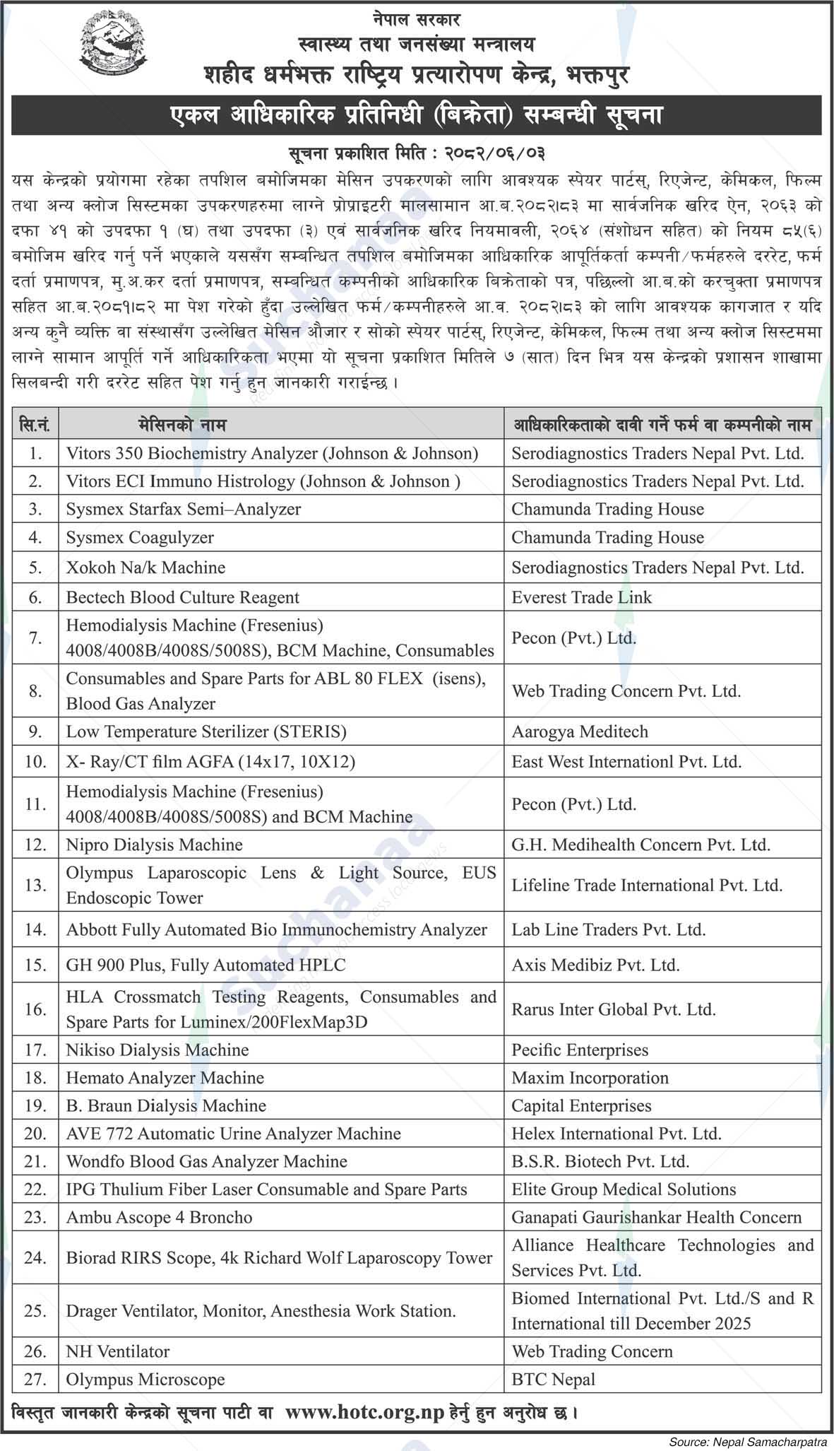 Shahid Dharmabhakta National Transplant Center
