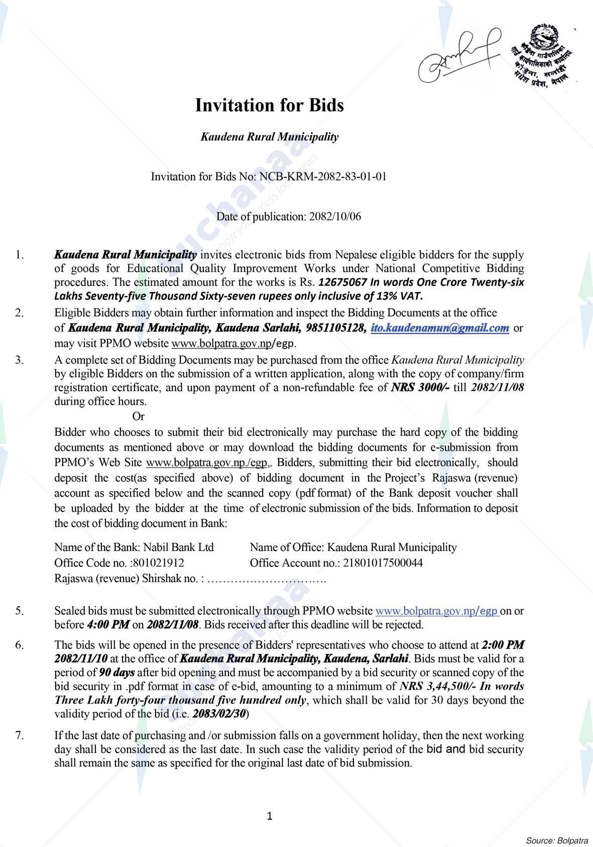 Kaudena Rural Municipality