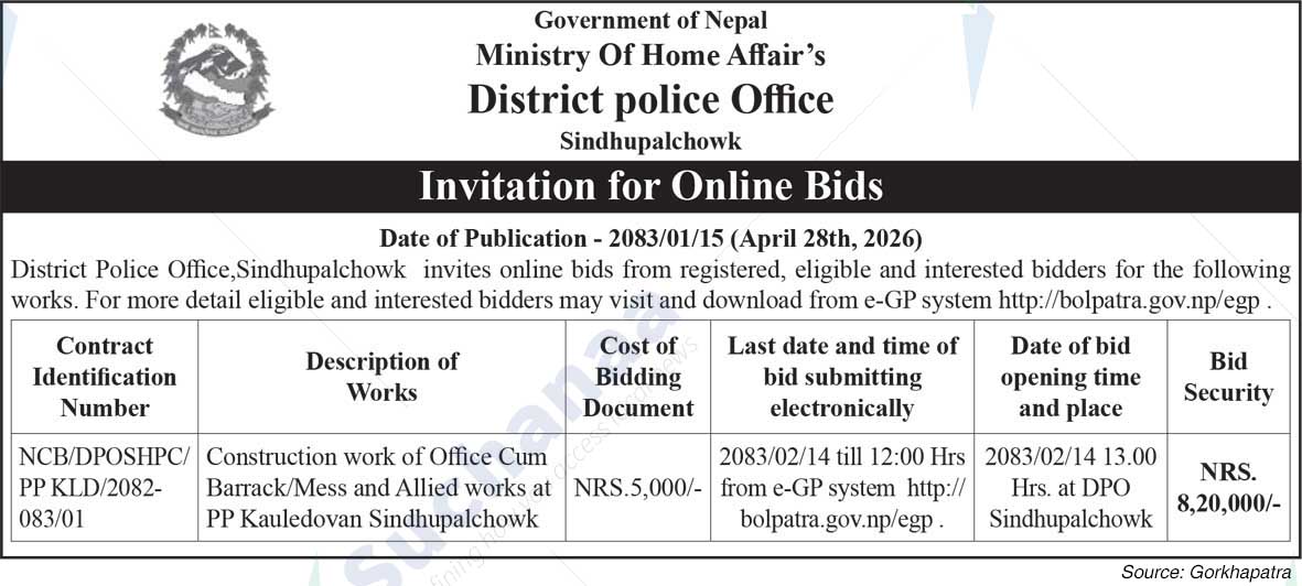 District Police Office, Sindhupalchowk