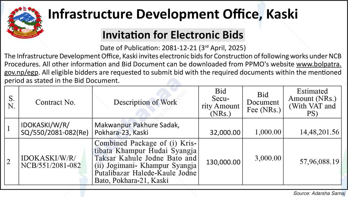 Infrastructure Development Office, Kaski