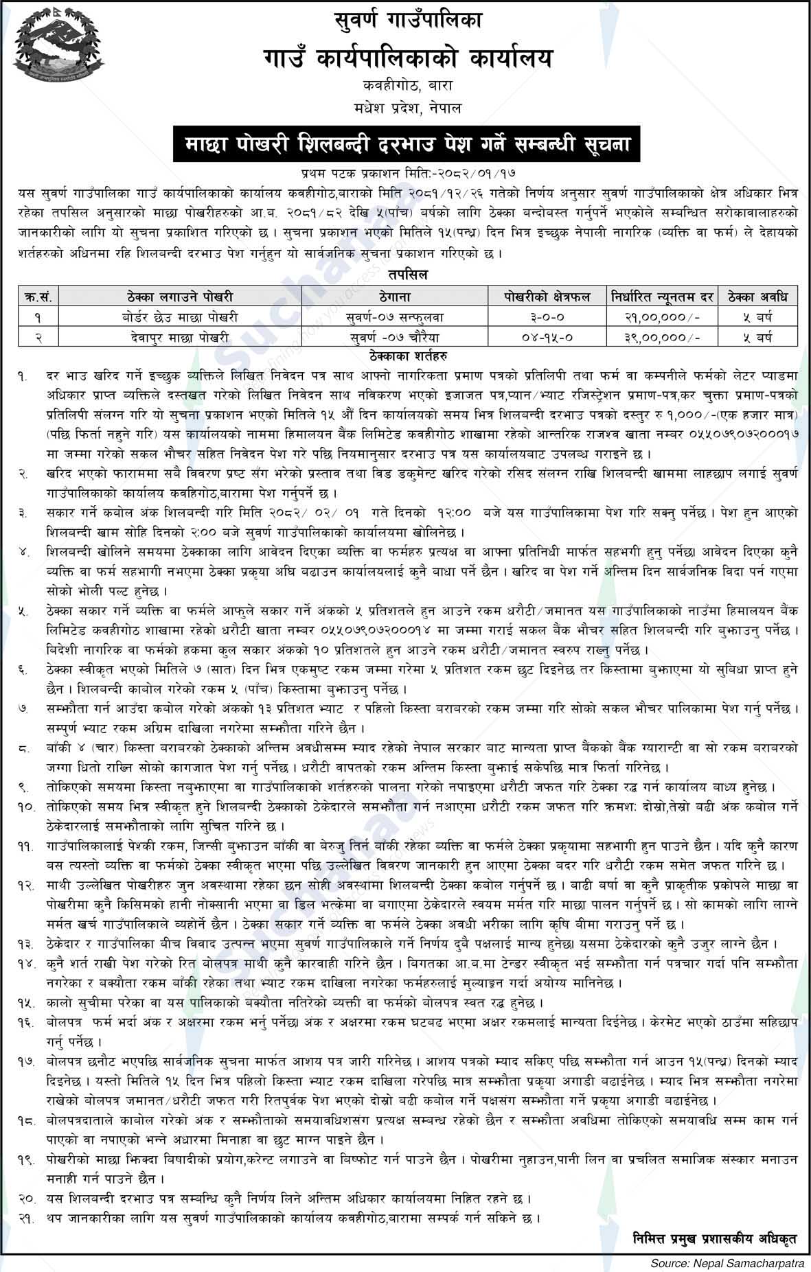Suwarna Rural Municipality