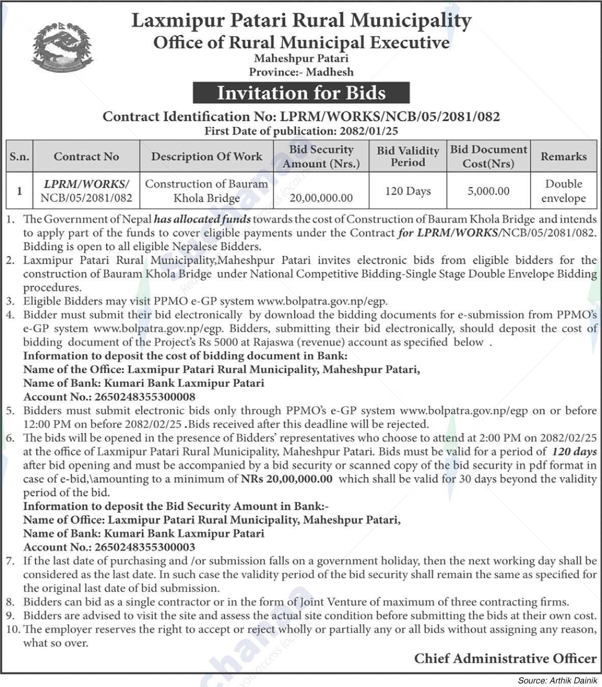 Laxmipur Patari Rural Municipality