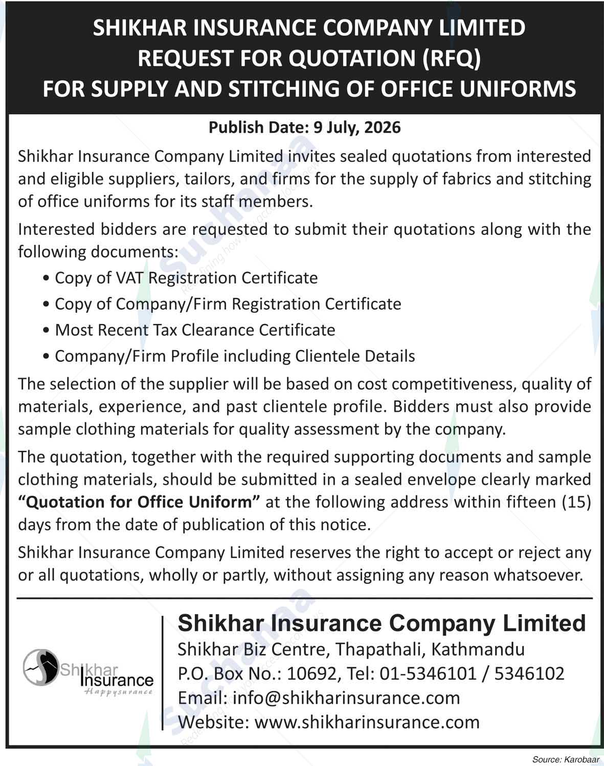 Shikhar Insurance Company Limited