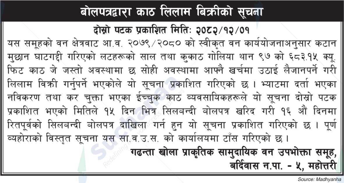 Gadhanta Khola Natural Saa.Wa.Wo.Sa.