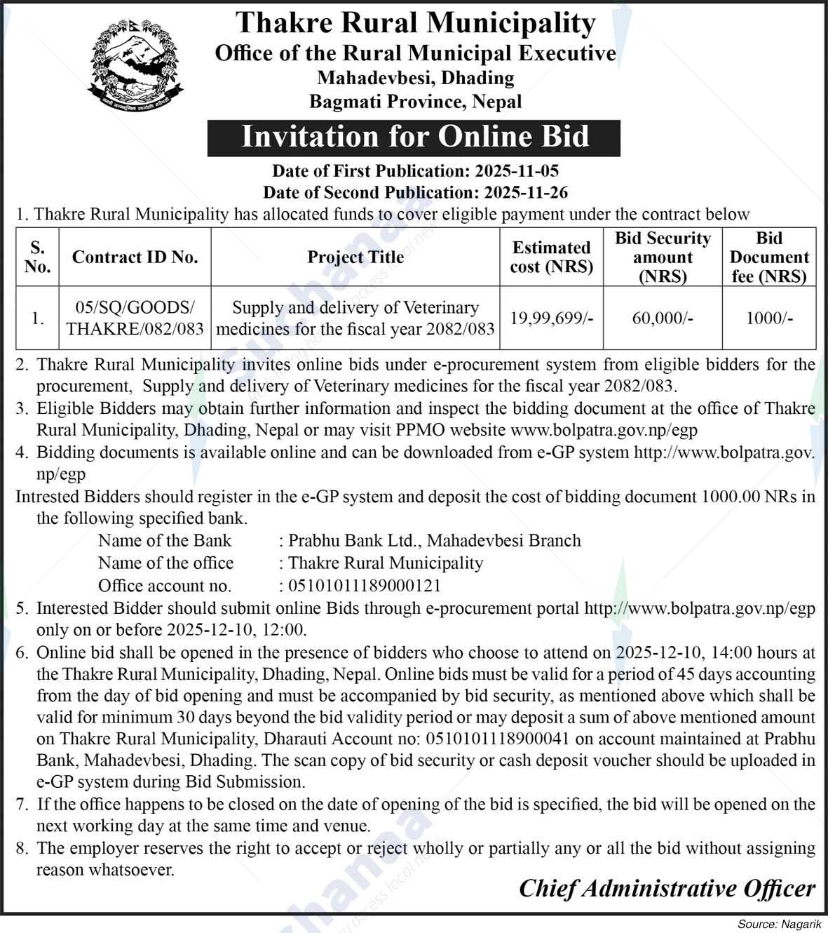 Thakre Rural Municipality