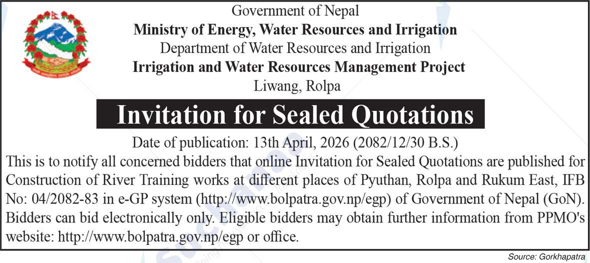 rrigation and Water Resource Management Project, Rolpa