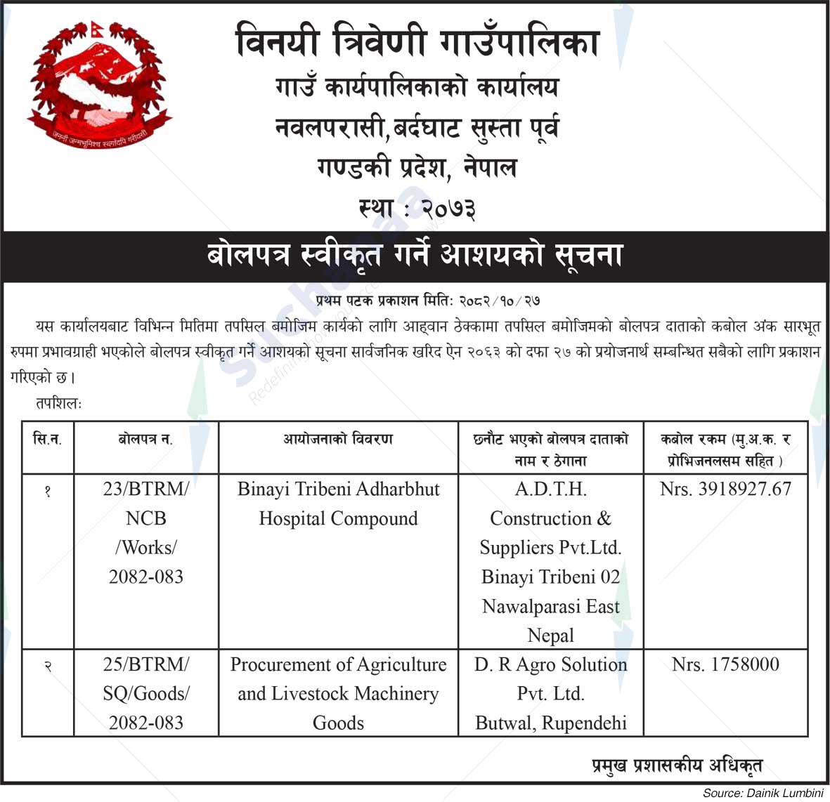 Binayi Tribeni Rural Municipality