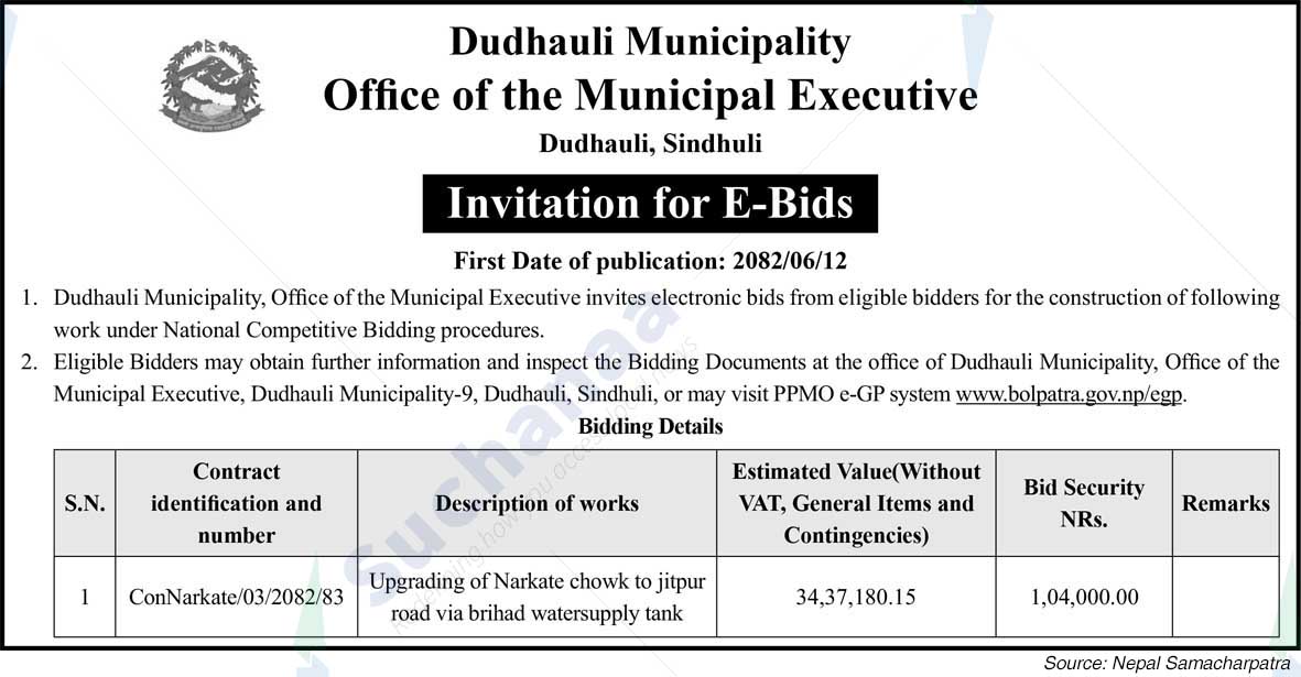 Dudhauli municipality