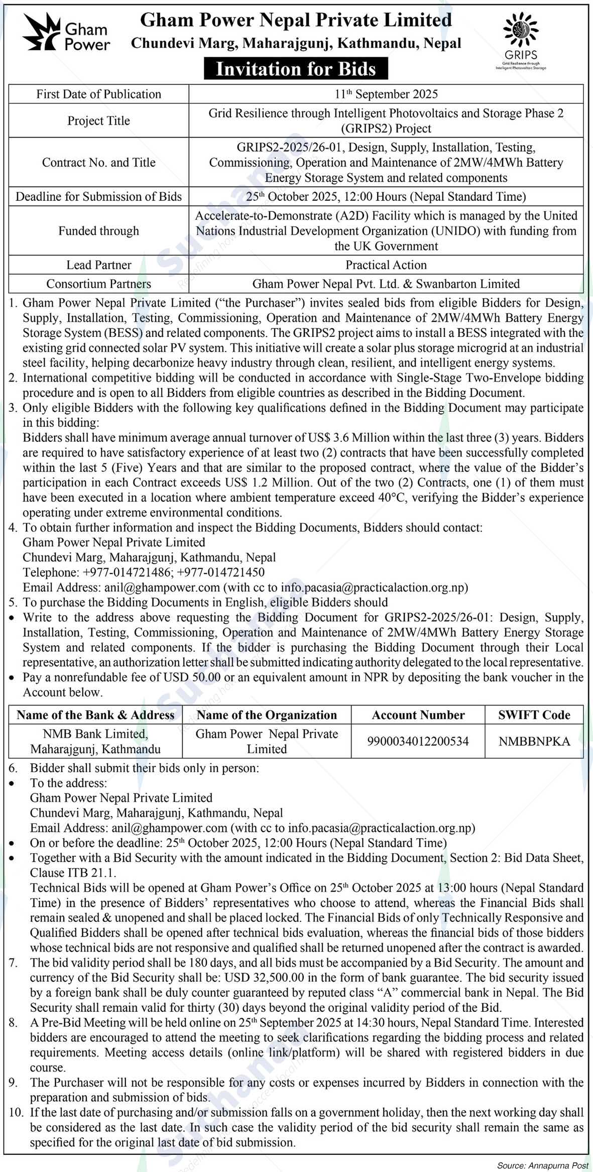Gham Power Nepal Private Limited