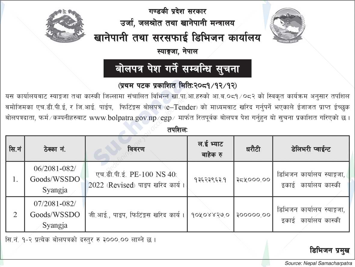Water and Sanitation Division Office