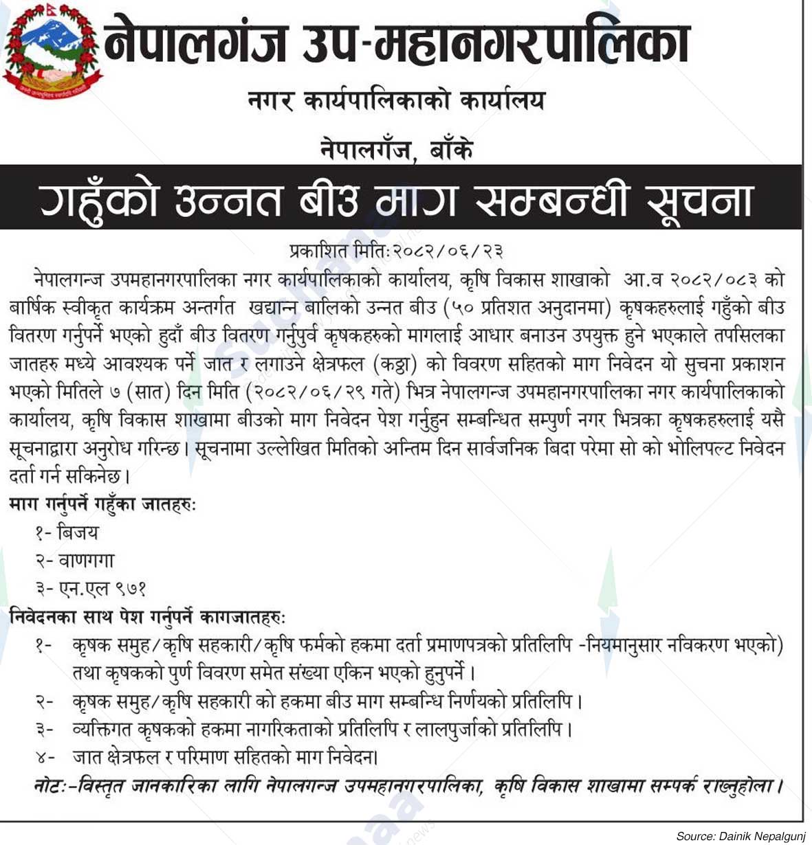 Nepalgunj Sub-Metropolitan City