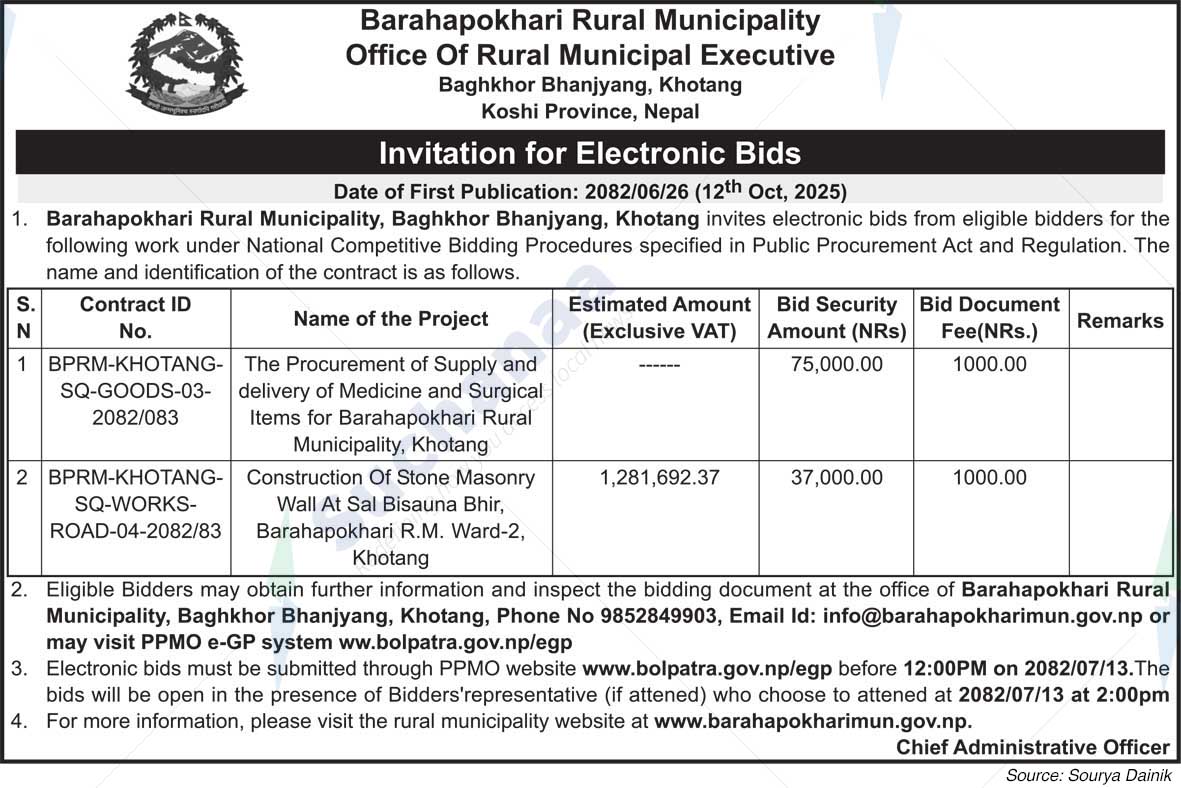 Barahapokhari Rural Municipality