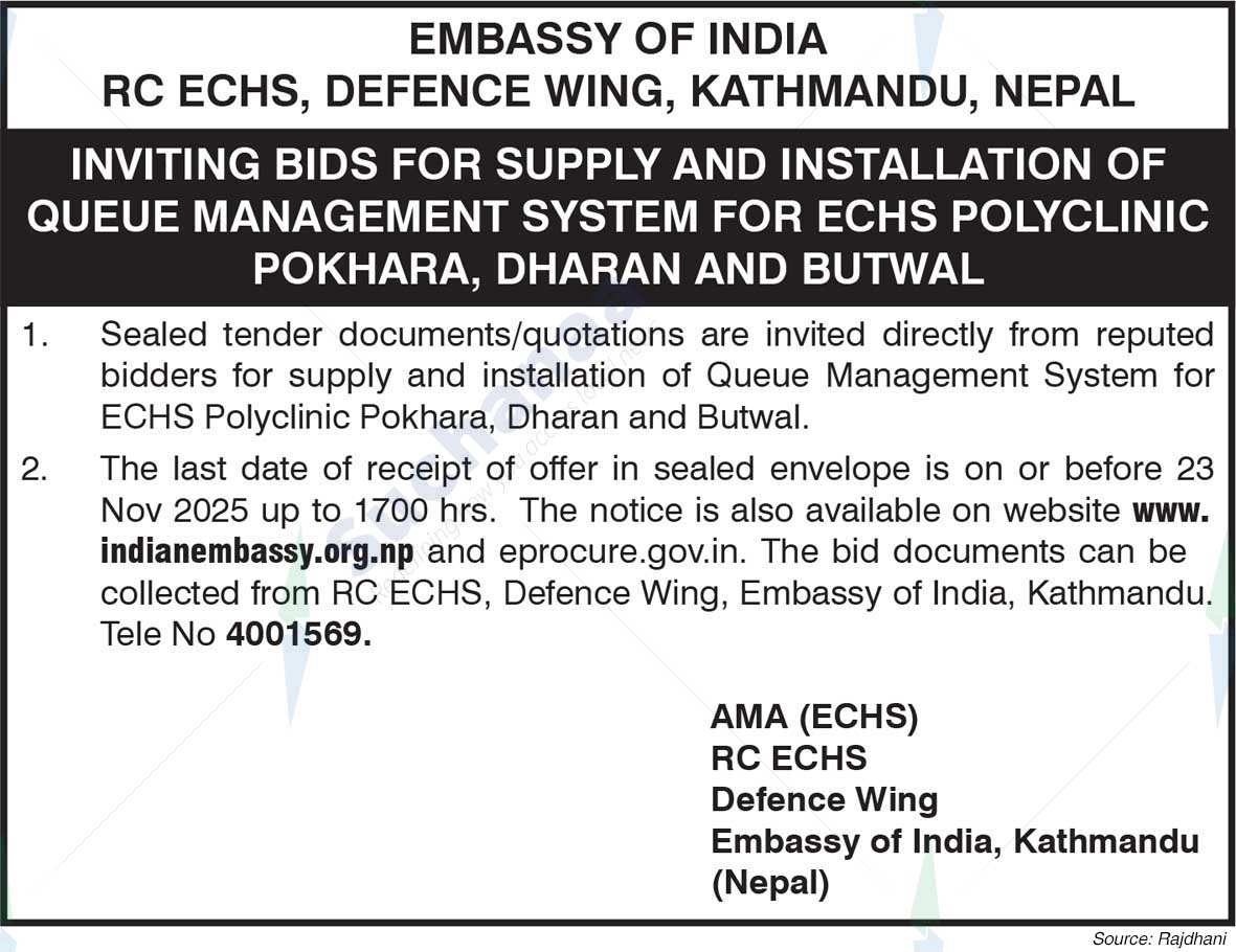 Embassy of India, Defence Wing, Welfare Branch