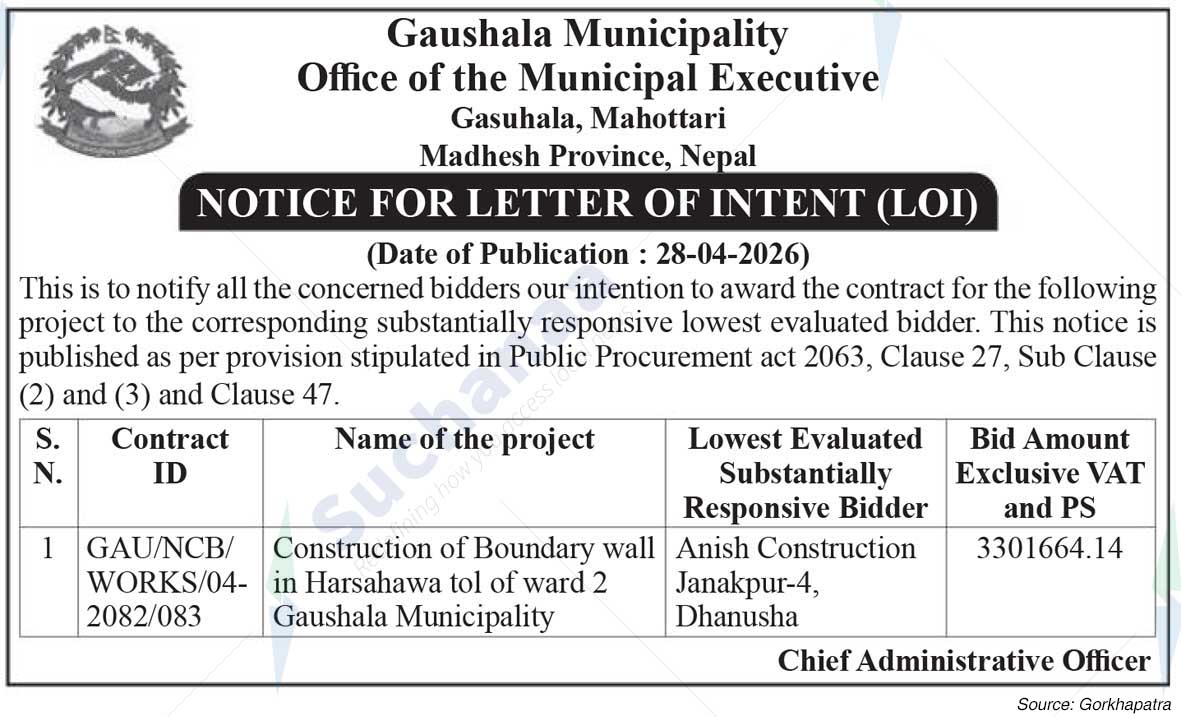 Gaushala Municipality