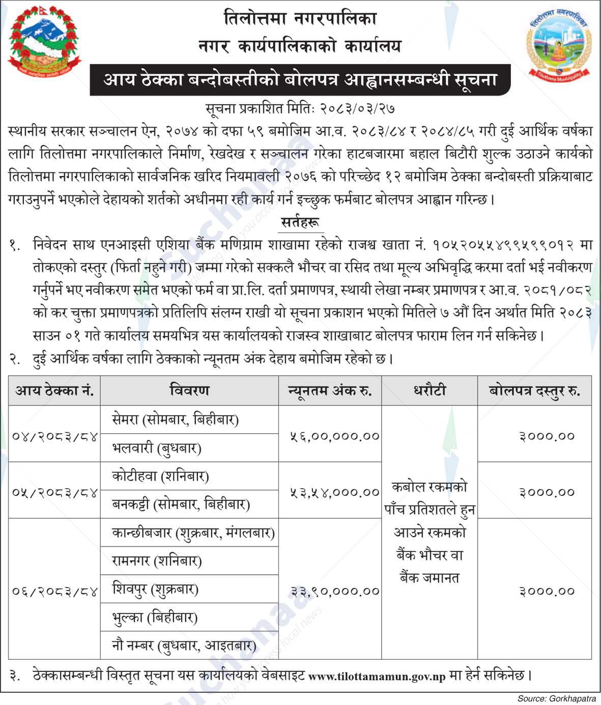Tilottama Municipality